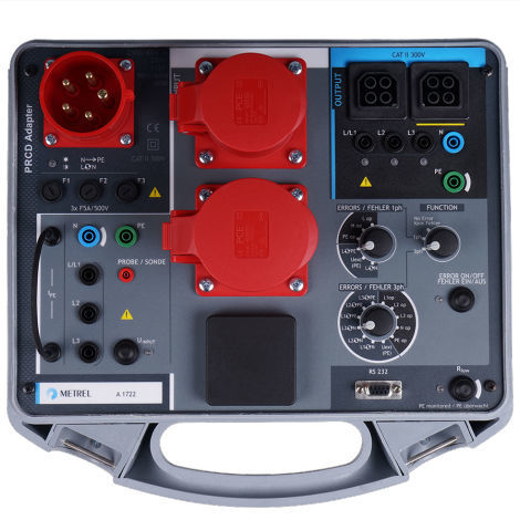 Adattatore elettrico di prova - A 1722 PRCD adapter - METREL - di sicurezza / monofase/trifase