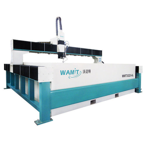 Macchina da taglio a getto d'acqua - WMT3020-AL - Shandong Wami CNC Technology Co., Ltd. - per marmo / per acciaio al carbonio / per lamiere