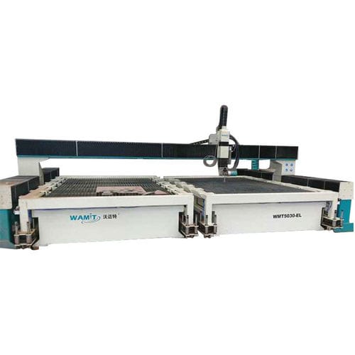 Macchina da taglio a getto d'acqua - WMT5030-EL - Shandong Wami CNC Technology Co., Ltd. - per pietra / CNC / a caricamento automatico