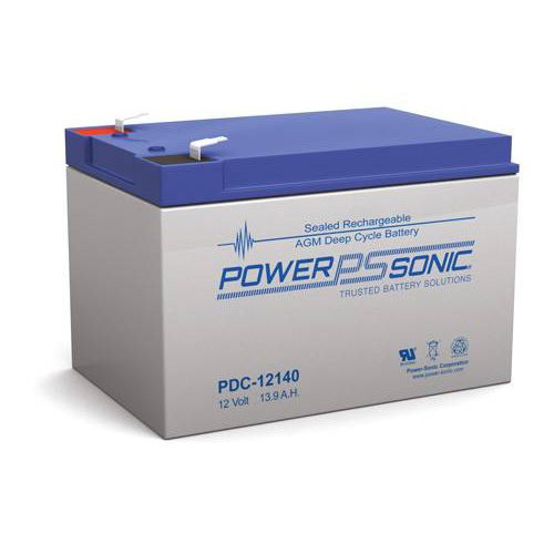 Batteria deep cycle - PDC-12140 - Power-Sonic - VRLA / rettangolare / 12 V