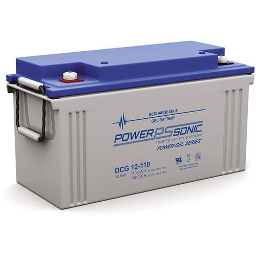Batteria deep cycle - DCG12-110 - Power-Sonic - piombo gel acido / rettangolare / 12 V