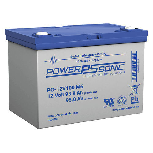 Batteria VRLA - PG-12V100 - Power-Sonic - rettangolare / 12 V / per UPS