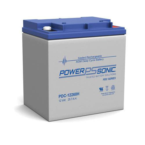 Batteria deep cycle - PDC-12260H - Power-Sonic - VRLA / rettangolare / 12 V