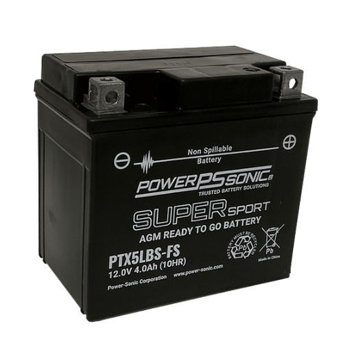 Batteria AGM - PTX5LBS-FS - Power-Sonic - a blocco / 12 V / per veicolo elettrico