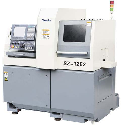 Tornio a fantina mobile CNC - SZ-12E2 - Shenzhen Sowin Precision Machine Tool Co., Ltd - 4 assi / universale / di foratura
