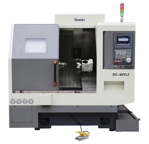 Tornio CNC - SC-46YL2 - Shenzhen Sowin Precision Machine Tool Co., Ltd - orizzontale / 3 assi / universale