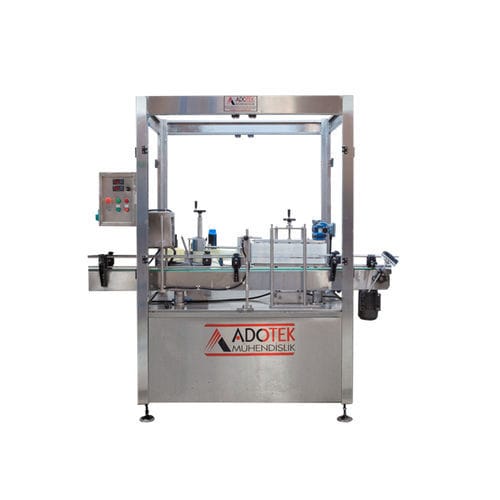 Etichettatrice completamente automatica - ADK 312  - Adotek Machine - per bottiglie / a doppia faccia