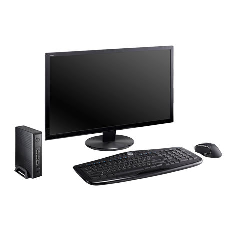 Thin client da ufficio - C800 - Clientron Corp. - Dual Core / SO-DIMM / industriale