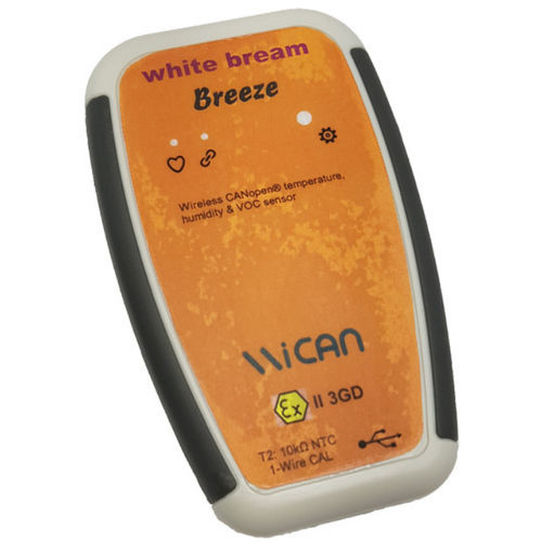 Sensore di temperatura e di umidità su guida DIN - White Bream - USB / CANopen / senza fili