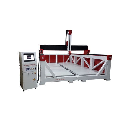 Fresatrice CNC 3 assi - B130F - Alòs Industrials - verticale / per polistirene espanso / con portale mobile
