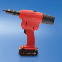 Rivettatrice pneumatica - 90TBZ - FIXI - per rivetti a strappo / con sistema di espulsione / con caricabatteria marino
