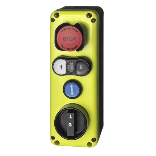 Pulsantiera a 4 pulsanti - EMS Electro Mecanicals Systems - IP65 / di arresto di emergenza / push-pull