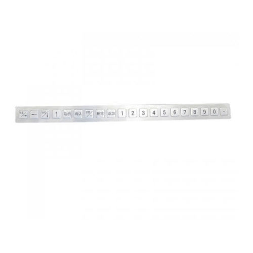 Tastiera numerica 20 tasti - D-8511 - ShenZhen DAVO Electronics Co., Ltd - con tasto Fn / ad incastro / in acciaio inossidabile