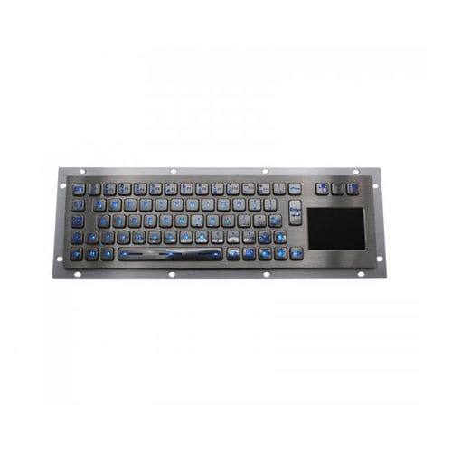 Tastiera ad incastro - D-8635T-BG - ShenZhen DAVO Electronics Co., Ltd - a tasti meccanici / 65 tasti / con touchpad