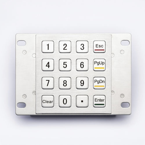 Tastiera numerica 16 tasti - D-8203 - ShenZhen DAVO Electronics Co., Ltd - ad incastro / in metallo / in acciaio inossidabile