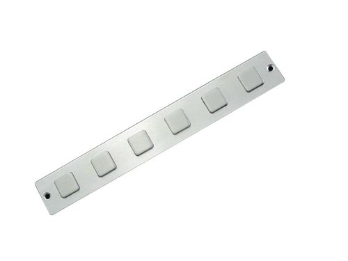 Tastiera numerica 6 tasti - D-8516 - ShenZhen DAVO Electronics Co., Ltd - con tasto Fn / ad incastro / in acciaio inossidabile