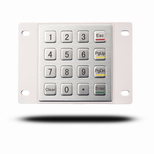 Tastiera numerica 16 tasti - D-8203B - ShenZhen DAVO Electronics Co., Ltd - ad incastro / in metallo / in acciaio inossidabile