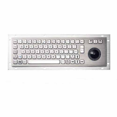 Tastiera ad incastro - D-8635G - ShenZhen DAVO Electronics Co., Ltd - per rack / a tasti meccanici / con mouse integrato a tre tasti