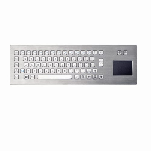 Tastiera in acciaio inossidabile spazzolato - D-8608 - ShenZhen DAVO Electronics Co., Ltd - ad incastro / a tasti meccanici / 65 tasti