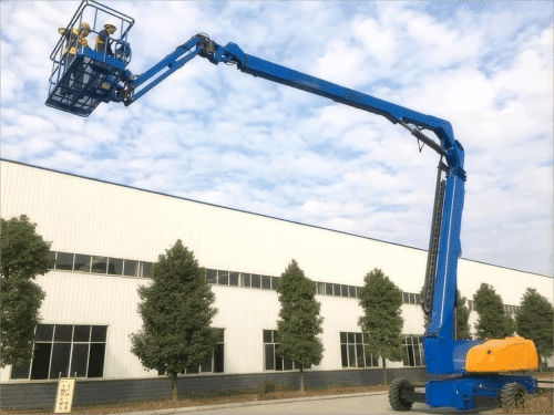 Piattaforma articolata diesel - G-RZ47 - Jinan Gradin Machinery Co., Ltd. - su ruota
