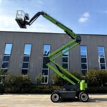 Piattaforma articolata elettrica - G-V18 - Jinan Gradin Machinery Co., Ltd. - su ruota / per cantiere / compatta