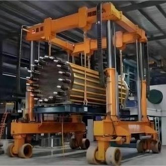 Gru a cavalletto gommata - Jinan Gradin Machinery Co., Ltd. - idraulica