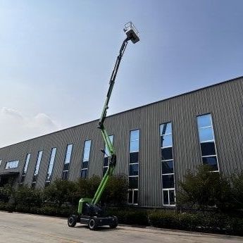 Piattaforma articolata elettrica - G-V16 - Jinan Gradin Machinery Co., Ltd. - su ruota / per cantiere / compatta