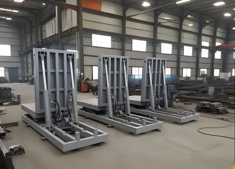 Sollevatore e ribaltatore idraulico - FZPT-5000 - Jinan Gradin Machinery Co., Ltd. - sincrono / basculante / per putrella