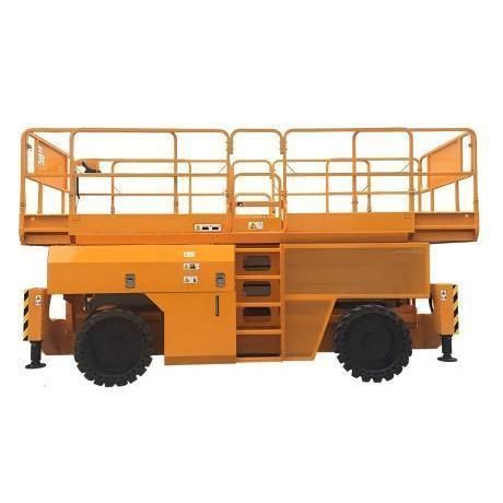 Piattaforma elevatrice a forbice semovente - G-GTJZ10RT - Jinan Gradin Machinery Co., Ltd. - diesel / per uso in interni ed esterni / per cantiere