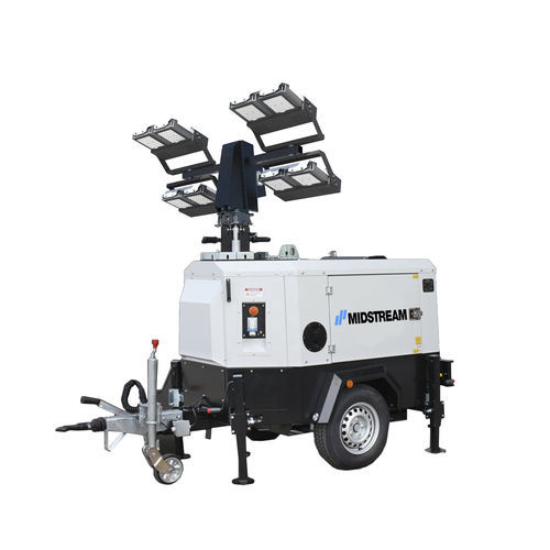 Torre faro LED - Midstream Lighting - con motore diesel / ibrido