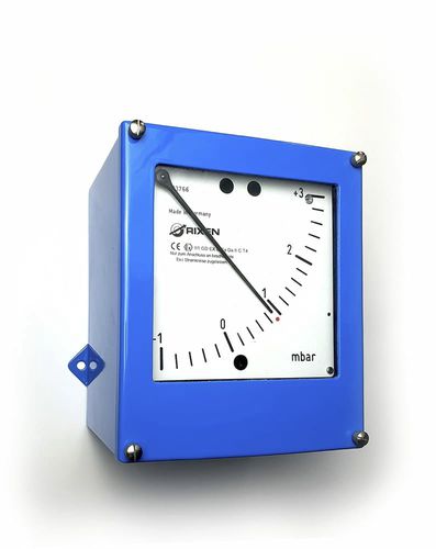 Manometro differenziale - RW65_EX_II - Rixen Messtechnik  - con quadrante / da parete / in acciaio