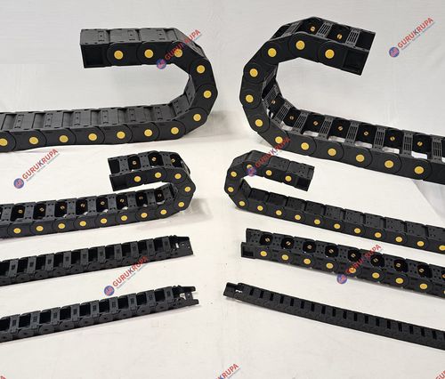 Catena portacavi aperta - GURUKRUPA BELLOWS PRIVATE LIMITED - chiusa / in plastica / in acciaio
