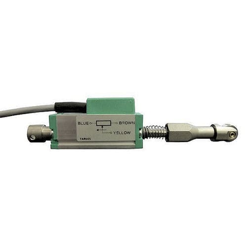 Sensore di spostamento lineare - LRW3-F-X-S - ME-Messsysteme GmbH - con potenziometro a molla / trasparente / IP40