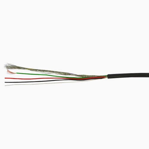 Cavo elettrico di dati - MESC-4x005-PVC xm - ME-Messsysteme GmbH - cordato a trefoli / per sensore / con guaina in PVC