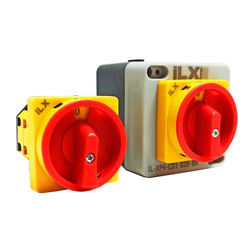 Interruttore a camme - ILX-XL/P4-G04-010-BX - İLX MÜHENDİSLİK OTOM. IML. ITH. IHR. SAN. ve TIC. LTD. STI  - 6 poli / installato su pannelli / on/off