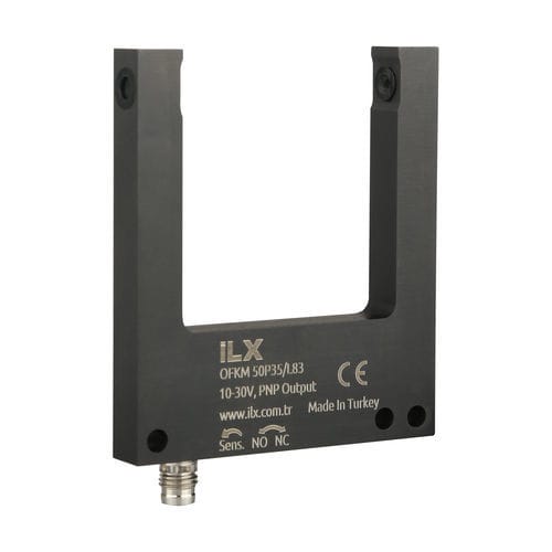 Barriera ottica a forcella - OFKM 50P35/L83 - İLX MÜHENDİSLİK OTOM. IML. ITH. IHR. SAN. ve TIC. LTD. STI  - IP67 / a infrarossi