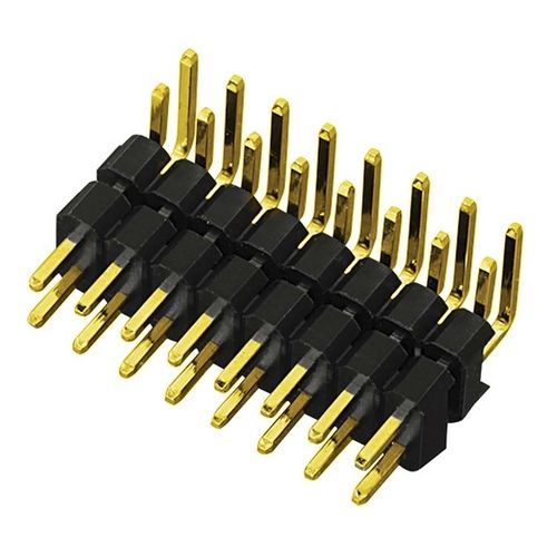 Header maschio - L208XX-XX0XXXXX - Dongguan Lianda Precision Products Co. Ltd - a due corone / 2.54 mm (0.100")