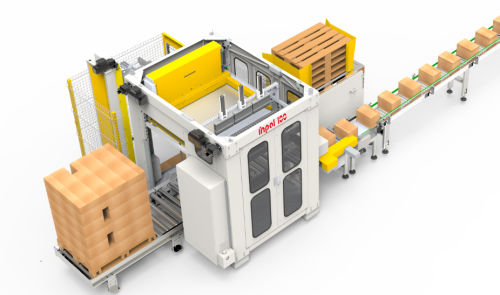 Sistema di pallettizzazione a strati - INPAL 100 Series - Inka Makina A.S. - per pacchetti / automatico / ad alta velocità