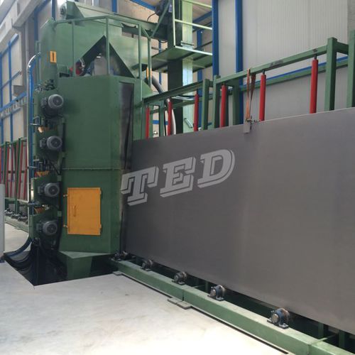 Granigliatrice manuale - Qingdao Ted Machinery - per metallo / verticale