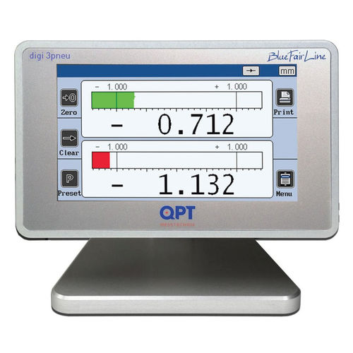 Indicatore con touch screen - digi 1pneu - QPT GmbH - compatto / RS-232 / USB