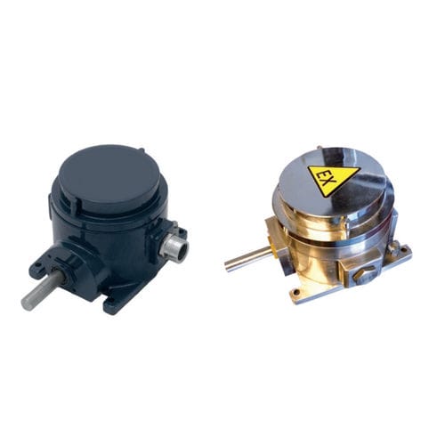 Contatto di fine corsa antideflagrante - Explosion-Proof Rotary Limit Switch Series FRX by B-COMMAND - B-COMMAND GmbH - rotativo / a riduttore con vite senza fine / IECEx