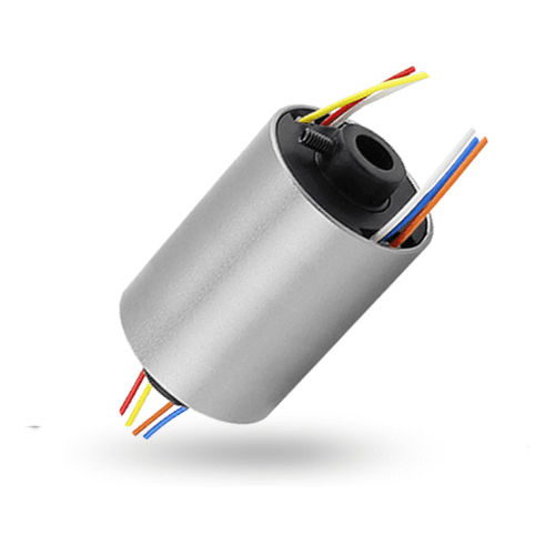 Collettore rotante albero di trasmissione - Hohlwellen-Schleifringe / Through-Bore Slip Rings rotarX - B-COMMAND GmbH - per applicazioni robotiche / per imballaggi / per centrale eolica