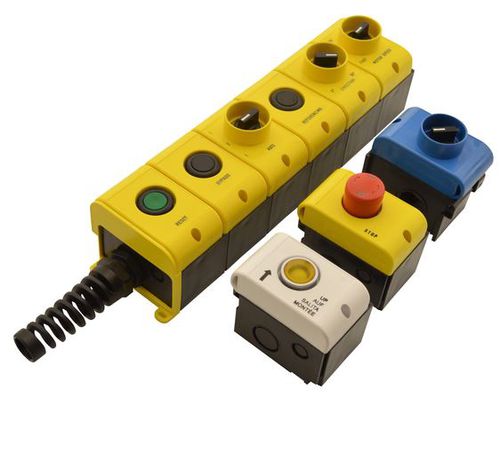 Telecomando con filo - Hängetaster / Pendant Station Kappa by B-COMMAND  - B-COMMAND GmbH - a pulsanti configurabili / a joystick / con interruttore leva