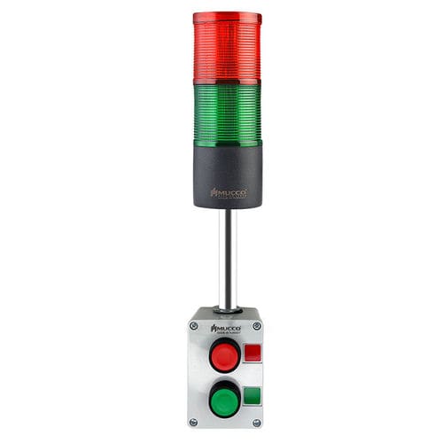Colonna luminosa LED - SNT-70A-FB2-10U - MUCCO  Warning Lights - lampeggiante / a 2 colori / IP65
