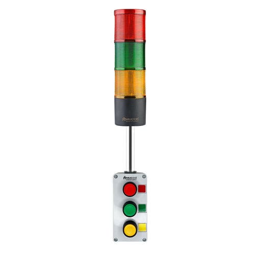 Colonna luminosa LED - SNT-70A-FB3-10U - MUCCO  Warning Lights - lampeggiante / a 3 colori / IP65