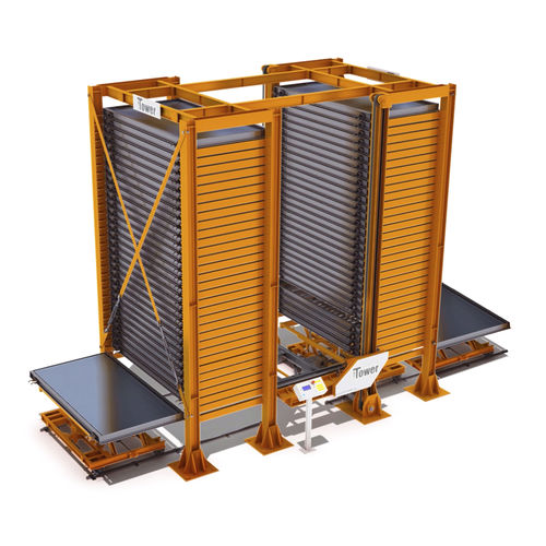 Sistema di stoccaggio automatico verticale - LOGITOWER - per lamiera / per prodotti lunghi