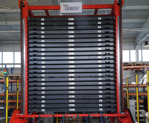 Sistema di stoccaggio automatico verticale - VentiAir - LOGITOWER - per magazzino