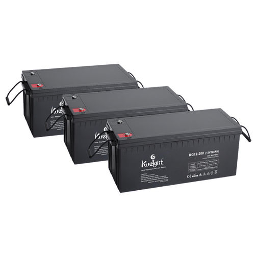 Batteria piombo-acido - KG series - ShenZhen Kweight Technology CO.,LTD - rettangolare / 12 V / deep cycle