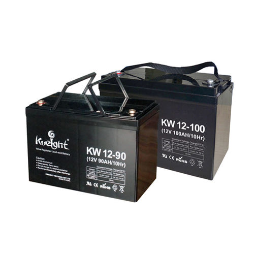 Batteria piombo-acido - KW series - ShenZhen Kweight Technology CO.,LTD - rettangolare / 12 V / a ricombinazione di gas