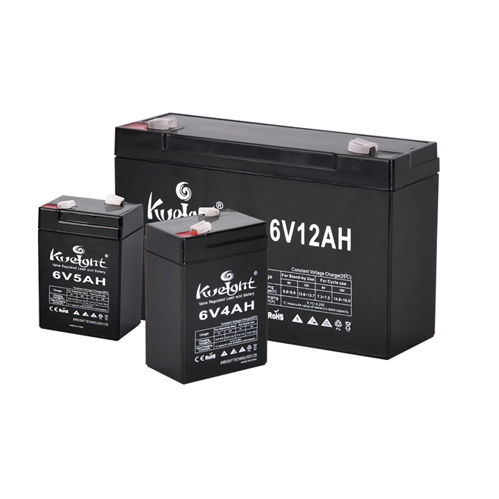 Batteria piombo-acido - KW series - ShenZhen Kweight Technology CO.,LTD - rettangolare / 6 V / a ricombinazione di gas